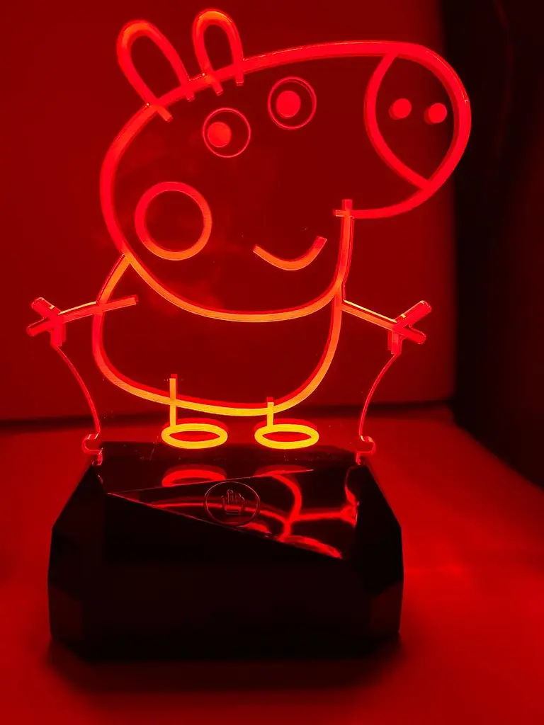 Світильник нічник 3D планшет USB, акумулятор, ручка для написів - фото 4