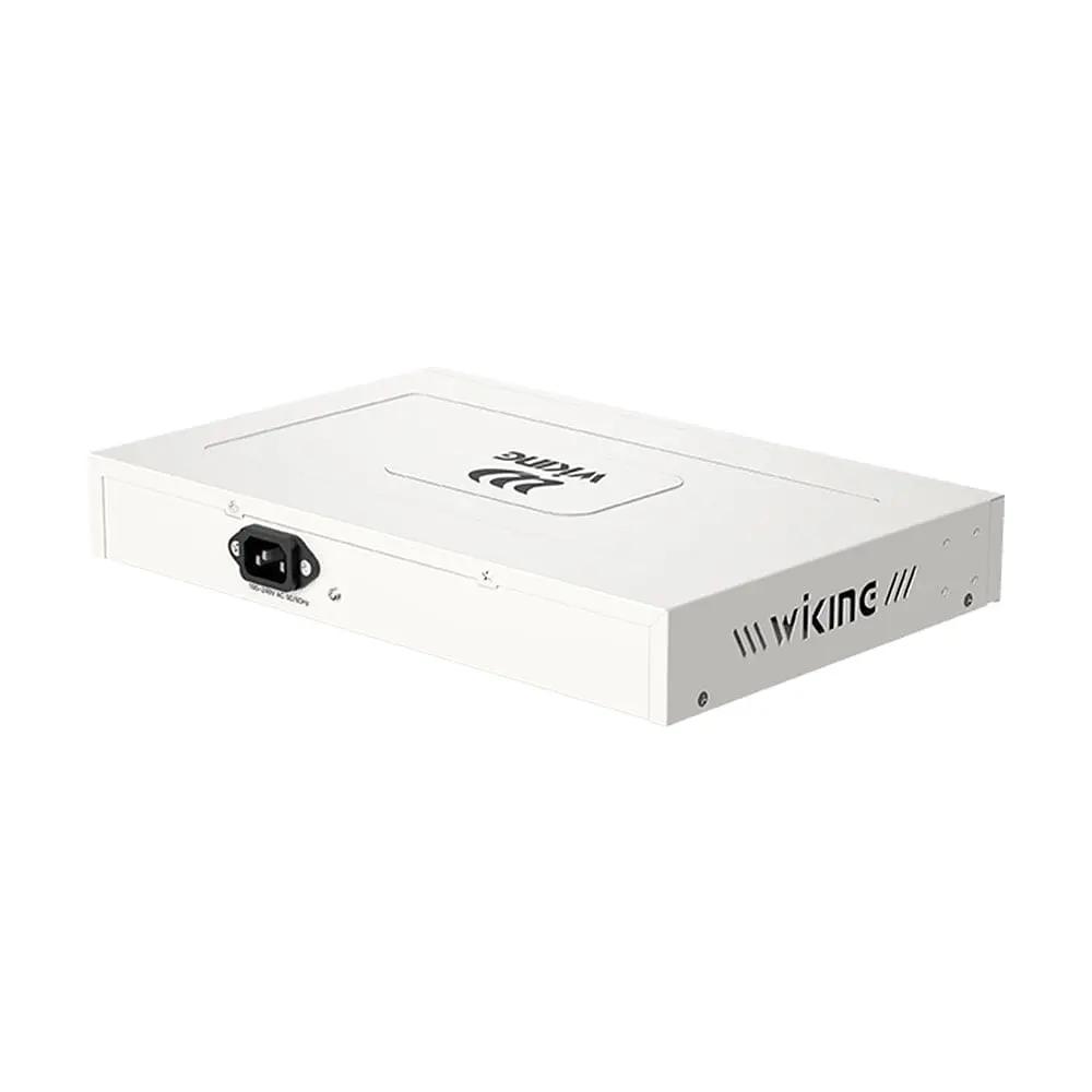 PoE-комутатор 27-портовий некерований Wiking WK-PS227GF, 24x100Mbps PoE, 2x1000Mbps Uplink, 1x1000Mbps SFP, 270W (73-00273) - фото 5