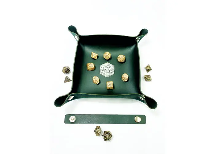 Настільна гра Планета Ігор Лоток для кубиків D20 (зелений) (Dice tray D20 green) (pi-dt015) - фото 8