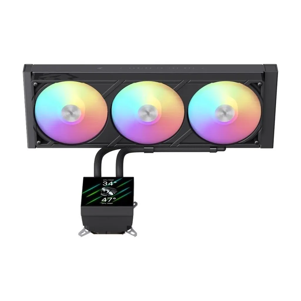 Система рідинного охолодження Gamemax GLACIER 360 LCD BK - фото 3
