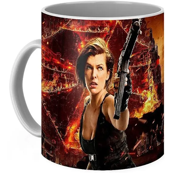 Кружка GeekLand Resident Evil Обитель зла в огне RE.02.008 330 мл белая - фото 3