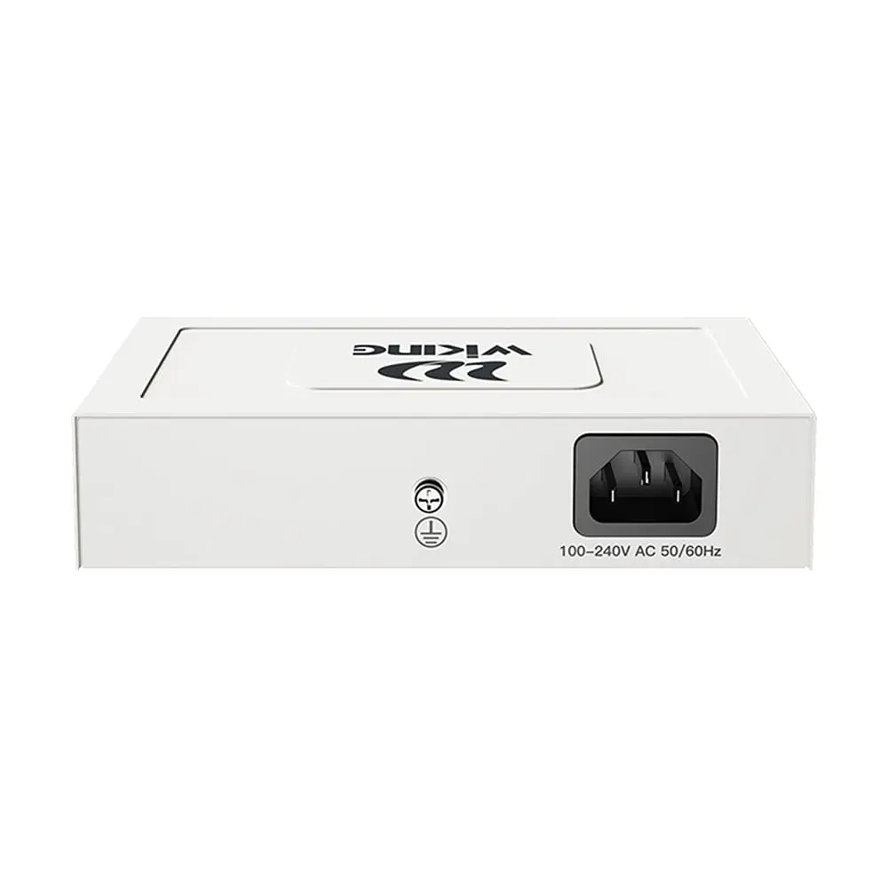 PoE-комутатор 6-портовий некерований Wiking WK-PS206 V2, 4x100Mbps PoE, 2x100Mbps Uplink, 45W (73-00270) - фото 5