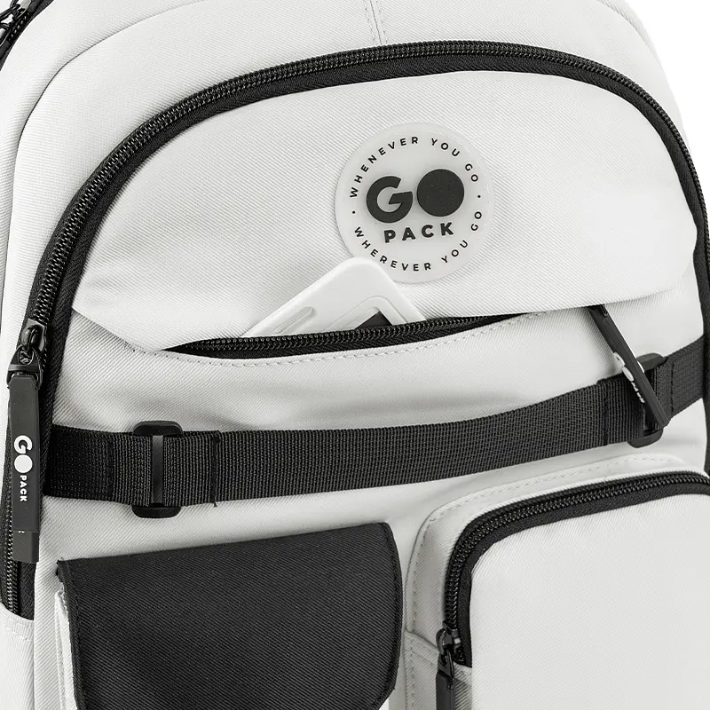 Рюкзак GoPack Education 183 світло-сірий Сірий (GO26-183M-2) - фото 11