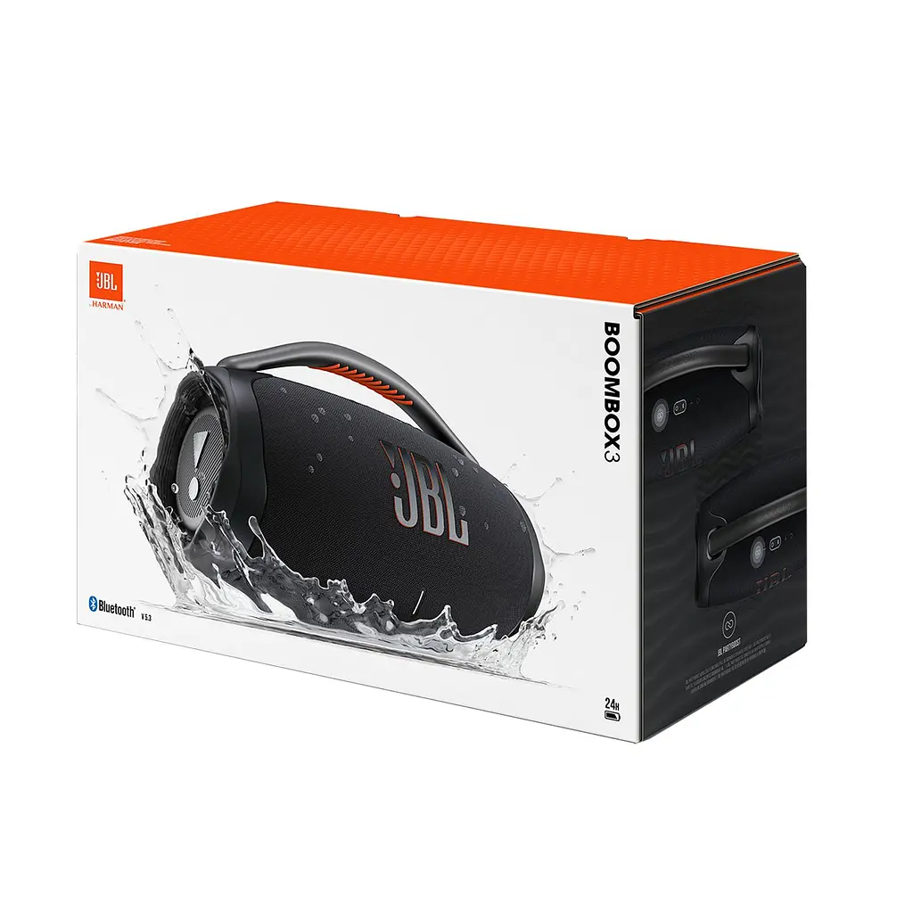 Портативна колонка бумбокс JBL Boombox 3 Black - фото 8