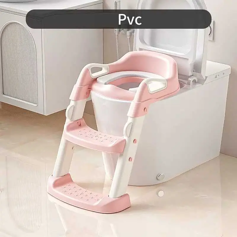 Дитяче сидіння на унітаз зі сходами Bimbo 31×34×11 см - фото 4
