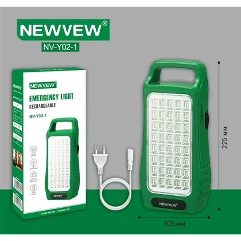 Ліхтар NEWVEW NV-Y02-1 2400mAh, Green (NWVW-NV-Y02-1-GN) - фото 5