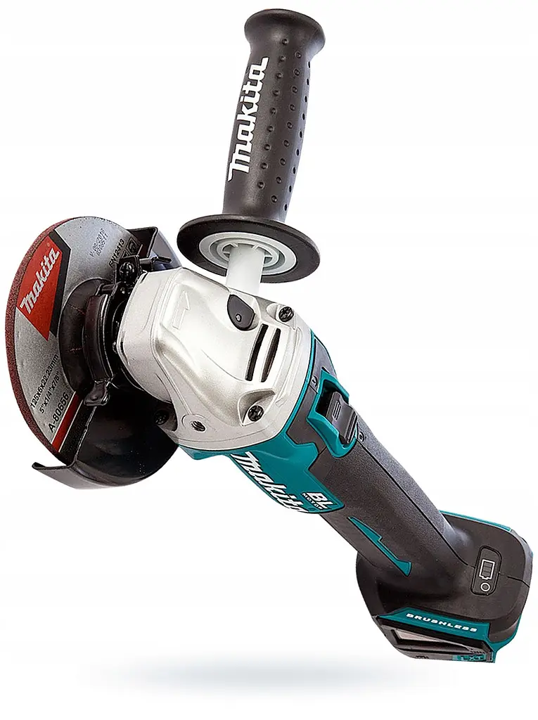 Шліфмашина кутова акумуляторна Makita DGA504BEO1 (125 мм, 8500 об/хв, BL, LXT) - фото 3