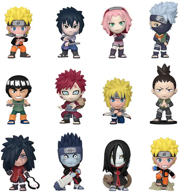 Фигурка Funko Mystery Minis Наруто Ураганные Хроники Naruto Shippuden Одна секретная фигурка 8 см FMM NS - фото 2