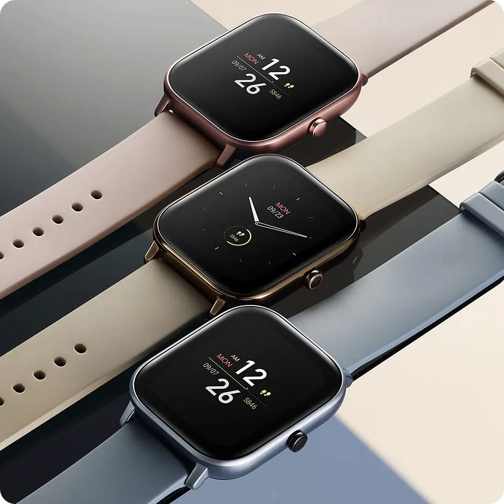 Смарт-годинник Amazfit GTS Steel блакитний - фото 2