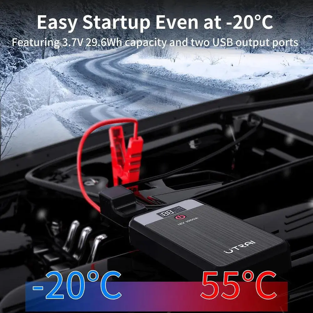 Пуско зарядний пристрій UTRAI Jstar Air Jump Starter бустер авто 1000A 12V - фото 5