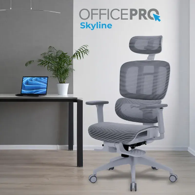Офісне крісло OfficePro Skyline OC750-G-DG-DG (OC750-G-DG-DG) - фото 8