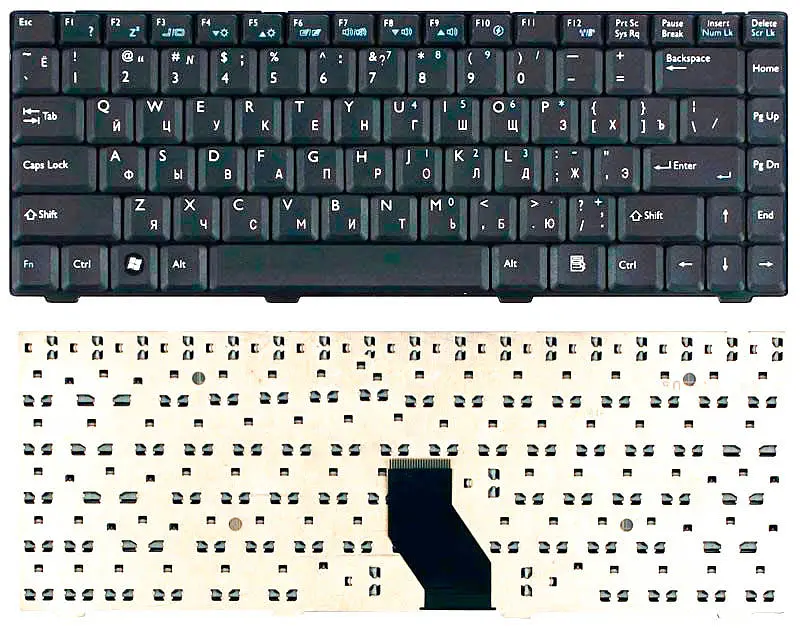 Клавіатура для ноутбука Benq Joybook (R43, R43C, R43E, R43CE, R43EG, R43CF, Q41) - фото 3