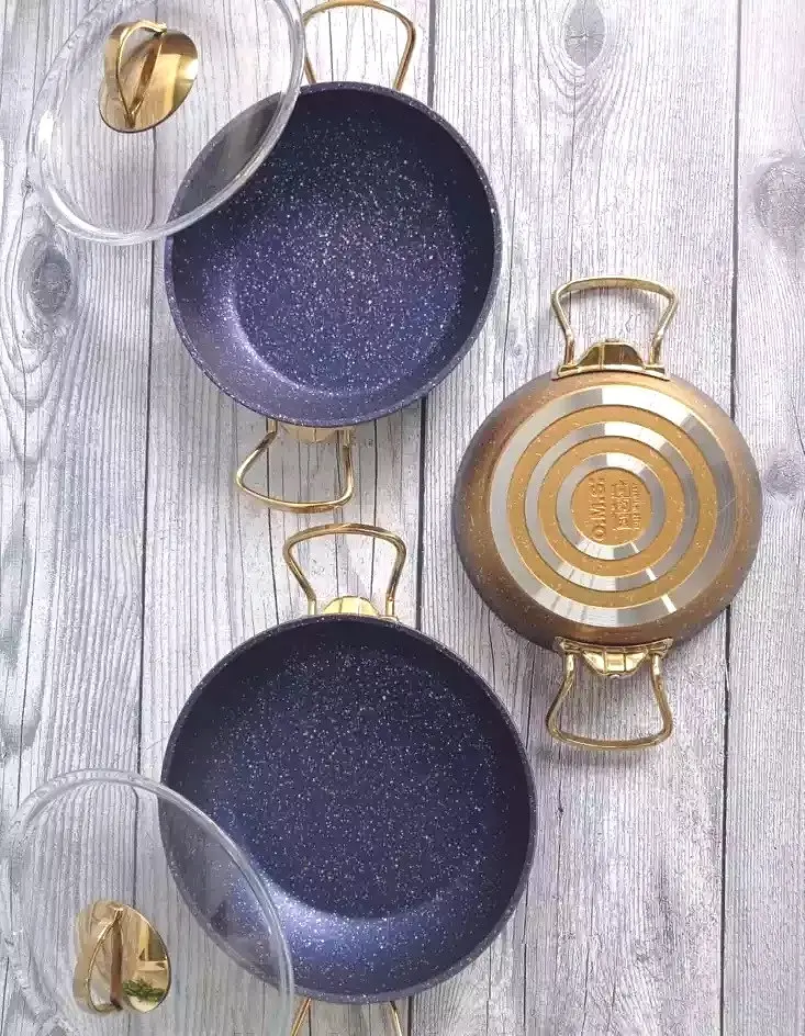 Набір посуду (омлетниці) O.M.S. Collection 3032 Blue - фото 6