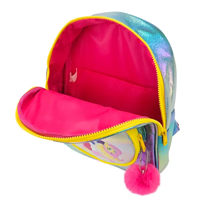 Дитячий рюкзак My Little Pony з героями мультфільму, голографічна вставка, брелок, для садочка та прогулянок - фото 7