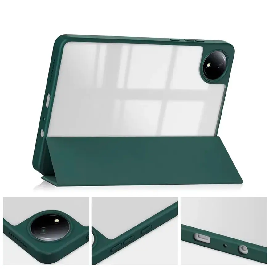 Чохол до планшета BeCover Soft Edge TPU Xiaomi Redmi Pad SE 8.7" Dark Green (712566) - фото 4