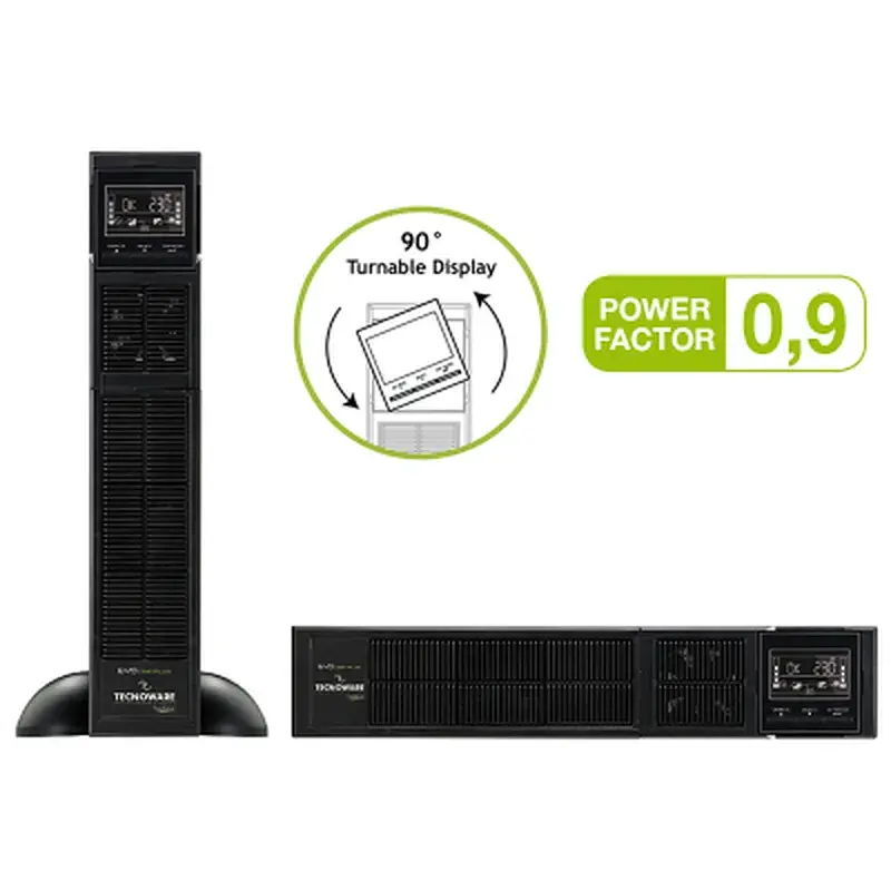 Пристрій безперебійного живлення TECNOWARE EVO DSP PLUS 2400VA RACK /TOWER IEC (FGCEDP2402RTIEC) - фото 5