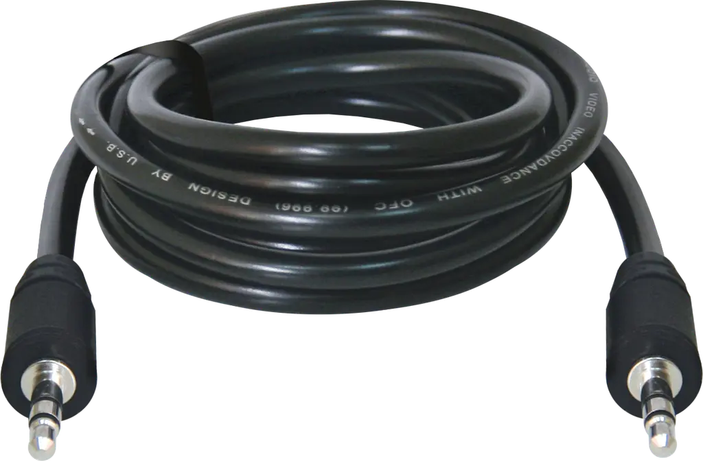 Кабель AUX Audio TRS M/M 1.5м JACK01-05 чорний Defender - фото 2