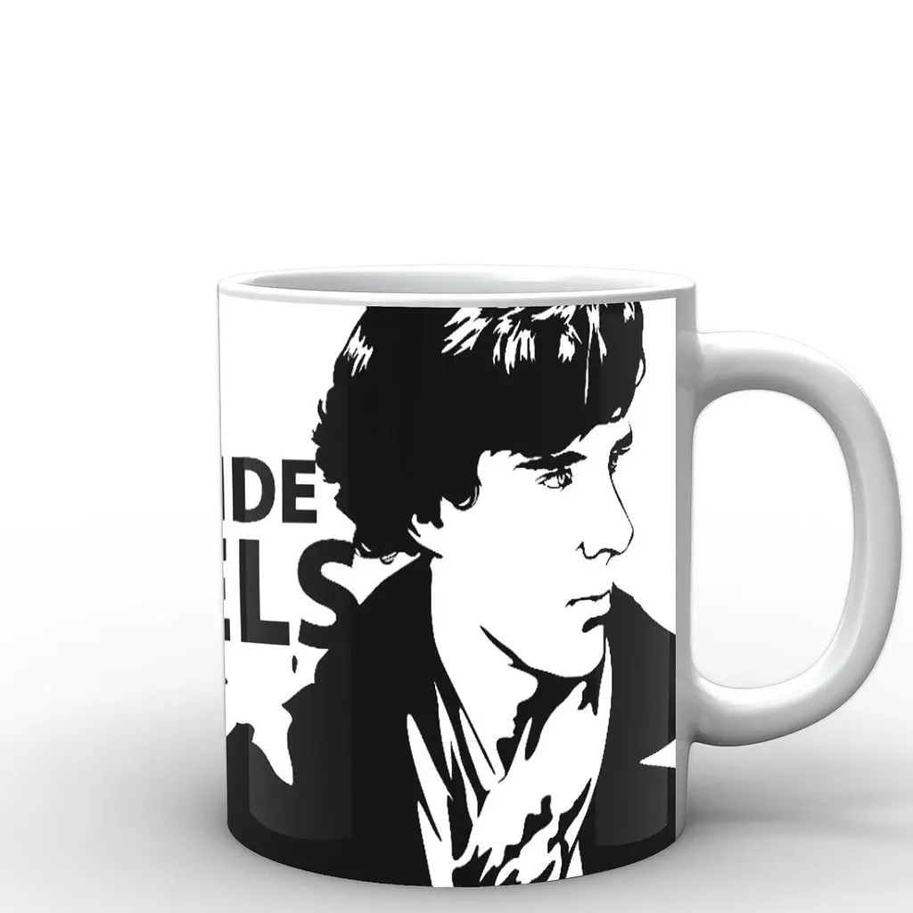 Кухоль GeekLand Шерлок Холмс Sherlock of angels SH.002.14 330 мл білий - фото 3