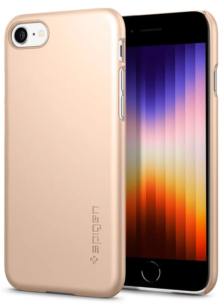Чохол тонкий Spigen Thin Fit 042CS20732 для iPhone 7/8/SE 2/3 2020/2022 (4.7") Gold - фото 3