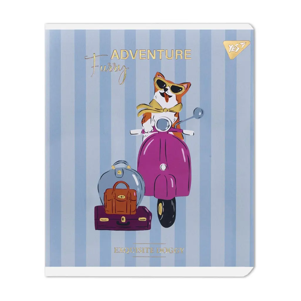 Зошит Yes Exquisite doggy А5 24 аркушів клітинка (767536), в асортименті - фото 9
