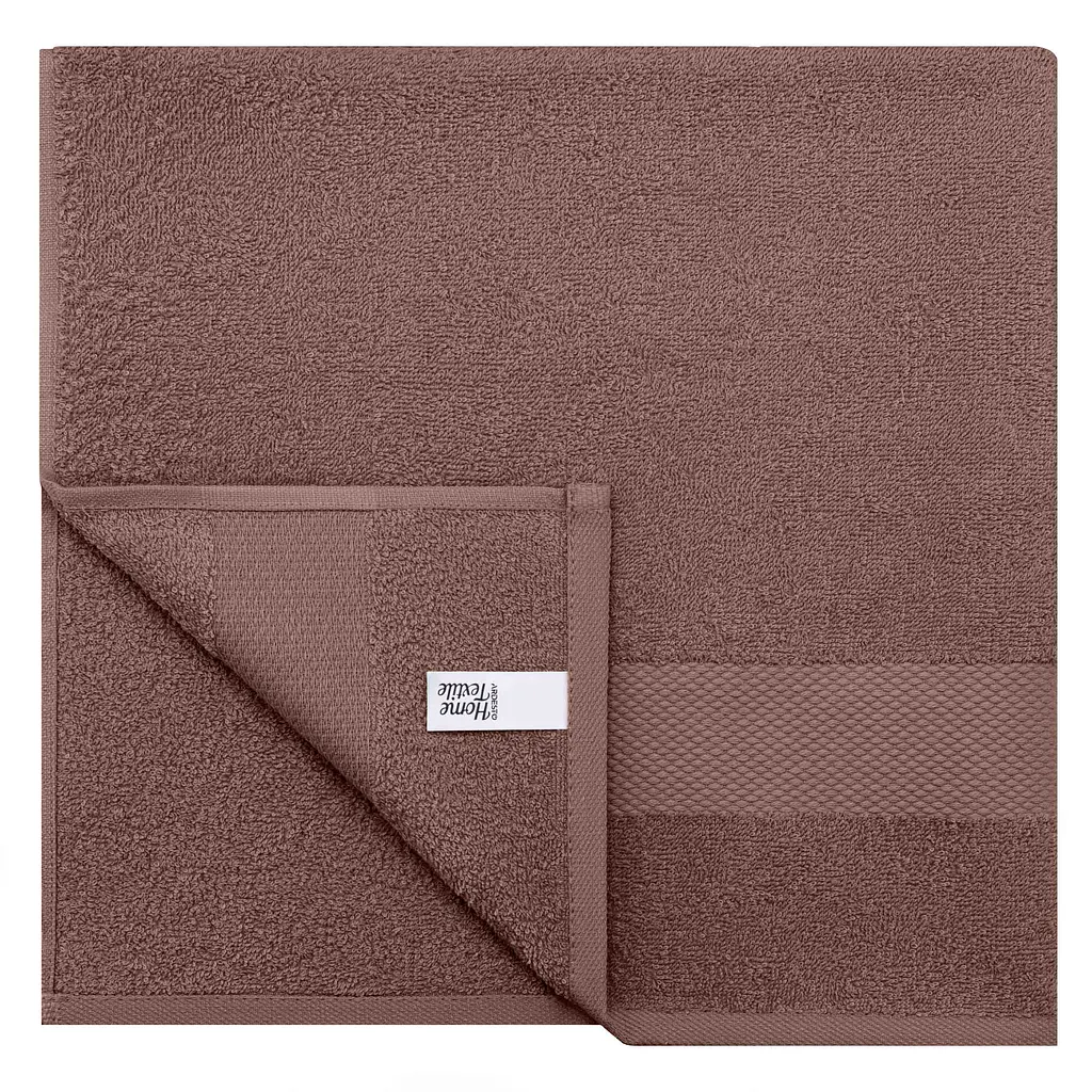 Полотенце махровое Ardesto Essence 70х140 см 100% хлопок коричневое (ART2270BR)  - фото 2