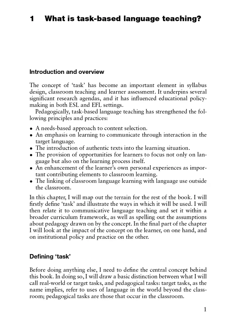 Task-Based Language Teaching - фото 2
