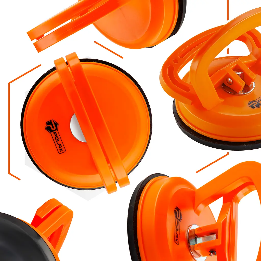 Тримач-присоска для скла та плитки Polax одинарна ⌀115мм, max 40кг (37-186) - фото 7