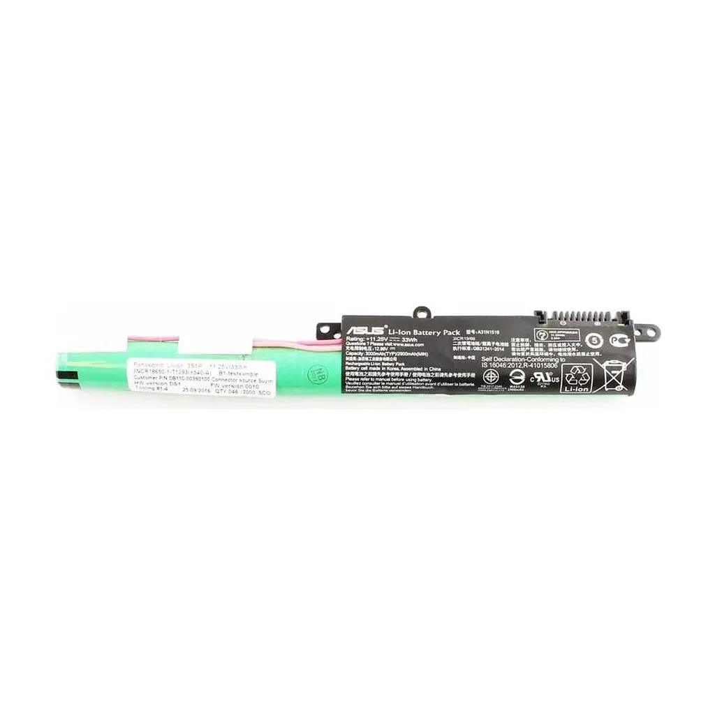 Акумулятор до ноутбука ASUS X540 A31N1519, 3350mAh (36Wh), 3cell, 10.8V, Li-ion, черная (A47173)