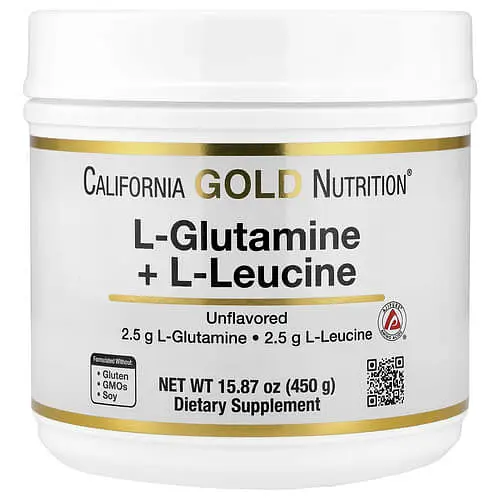 Глютамін L-Glutamine + L-Leucine 450 g CGN vit0006100