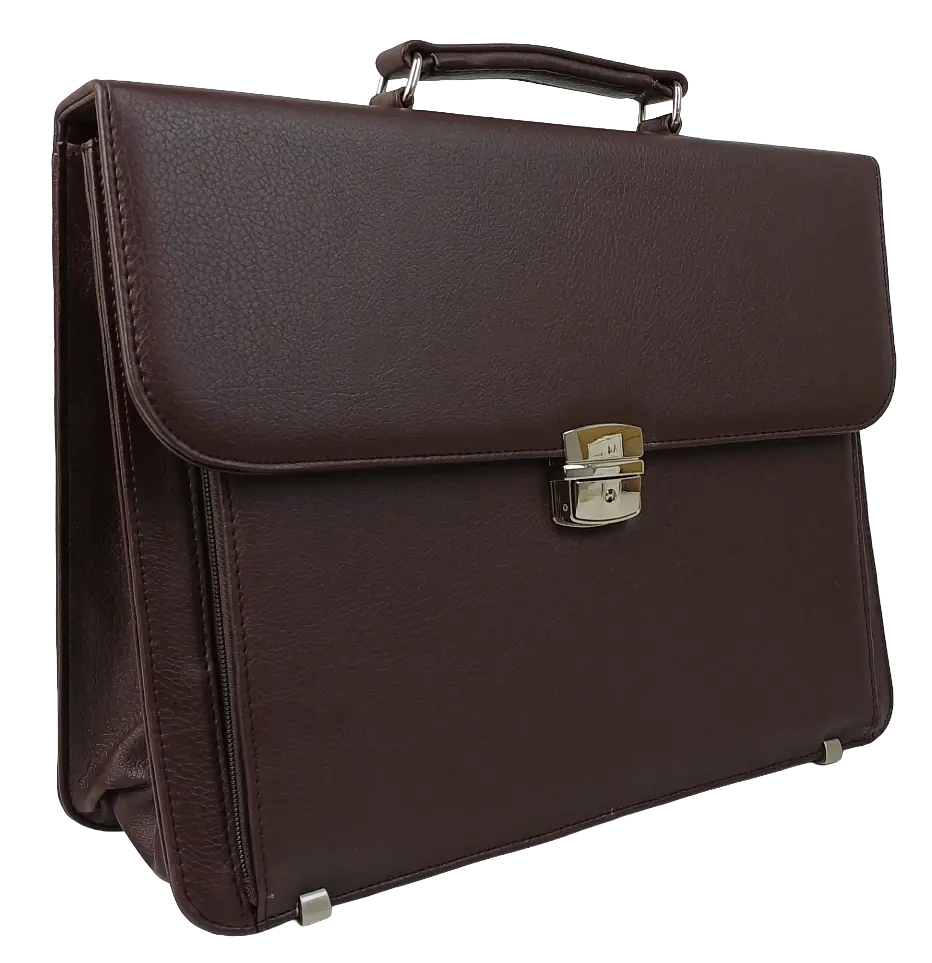 Портфель чоловічий Exclusive Еко-шкіра Коричневий (714000 brown)