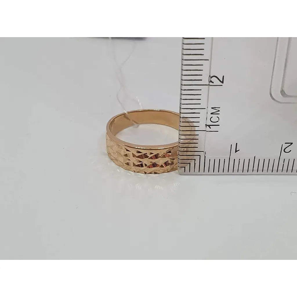 Золоте кільце Імперія золота з гравіюванням. КБ638(А)И 18,5 - фото 4