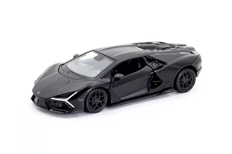 Іграшкова машинка гоночна Lamborghini Revuelto TechnoDrive 250934UBl матовий чорний колір - фото 2