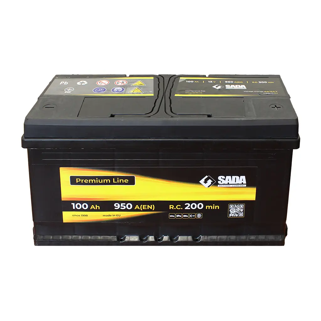Стартерная батарея 100Аз SADA Premium Line SMF 100Ач, 950А - фото 2