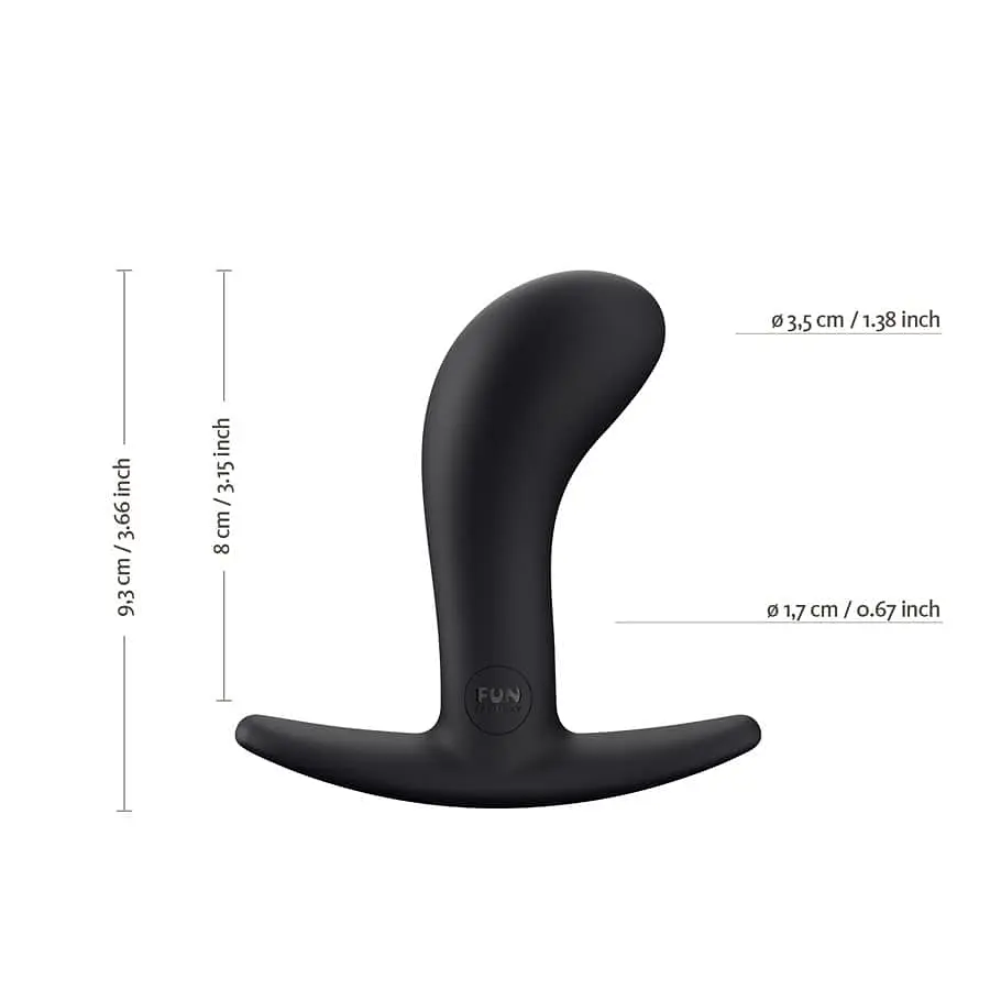 Анальна пробка унісекс, 9.3х3.5 см (чорний) Fun Factory Bootie Medium - фото 2