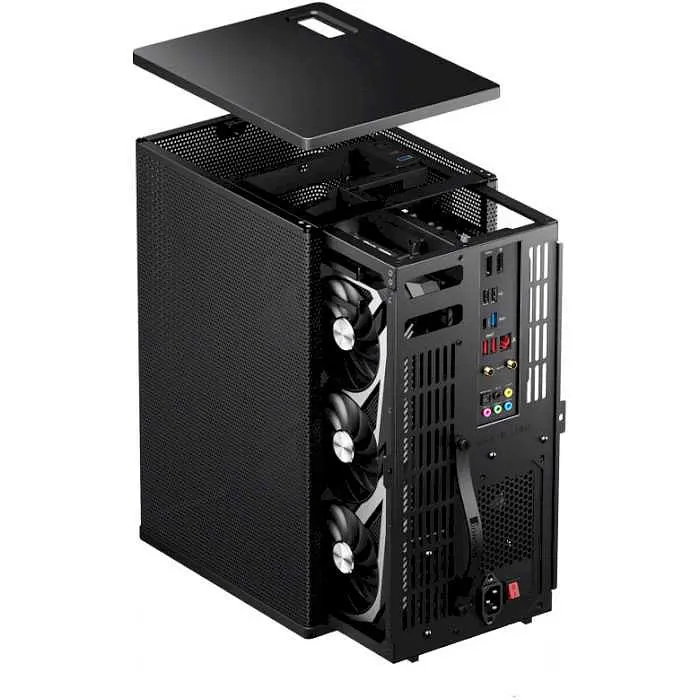 Корпус Jonsbo VR3 Aluminum Black (VR3 Black) Без БП - фото 4
