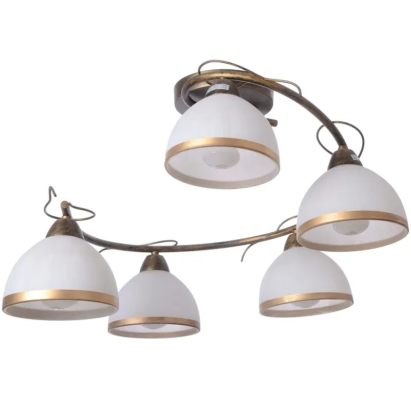 Люстра потолочная Brille E14 60W G (LK-146C/5) - фото 3