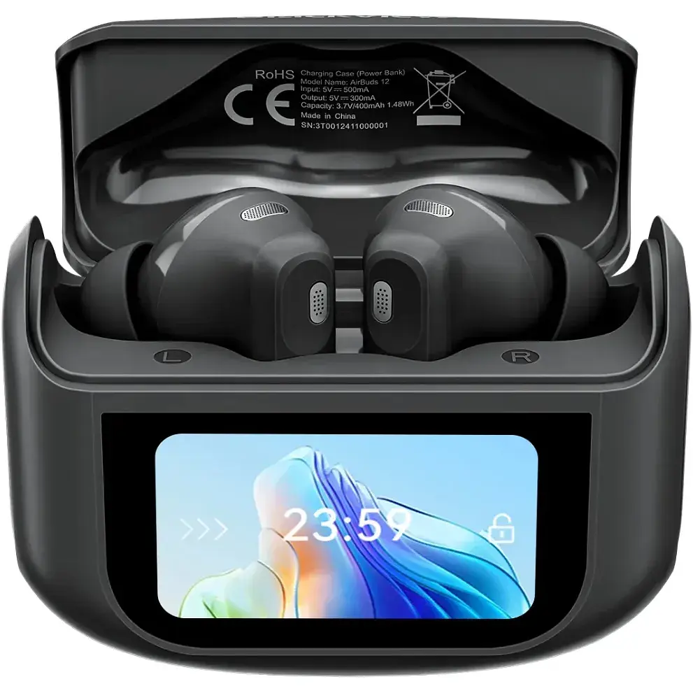 Навушники TWS Blackview AirBuds 12 Black - фото 2