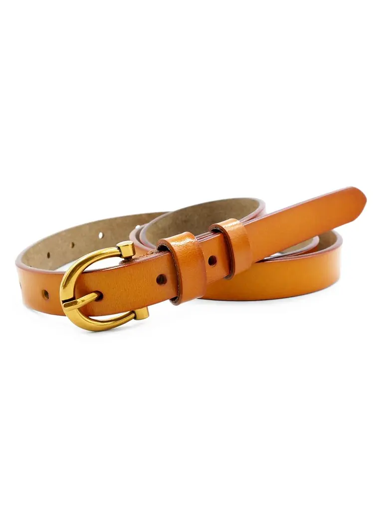 Жіночий шкіряний ремінь 1,8 х 110 см Weatro Рудий zhin-kit-18k-0071 (zhin-kit-18k-0071) - фото 3