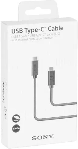 Кабель Sony ucb32 USB-C - USB-C 1m (Dell) - фото 4