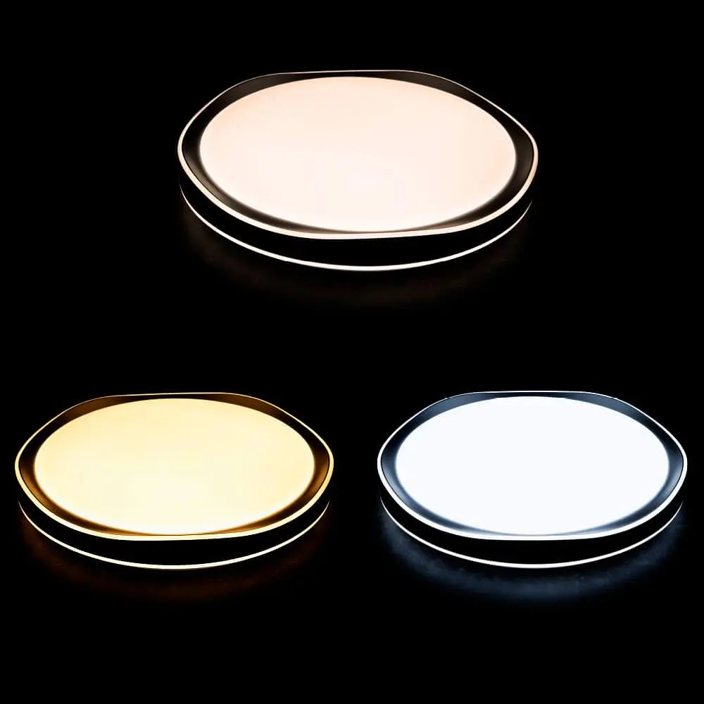 Світильник LED Violux smart ARTEON круг 72W 3000-6000K IP20 чорний ( 220755 ) - фото 5