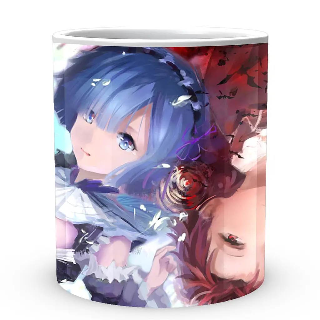 Кухоль GeekLand Re:Zero. Життя з нуля в альтернативному світі Рем та Субару Лежат RZ.02.359 330 мл різнобарвний - фото 2