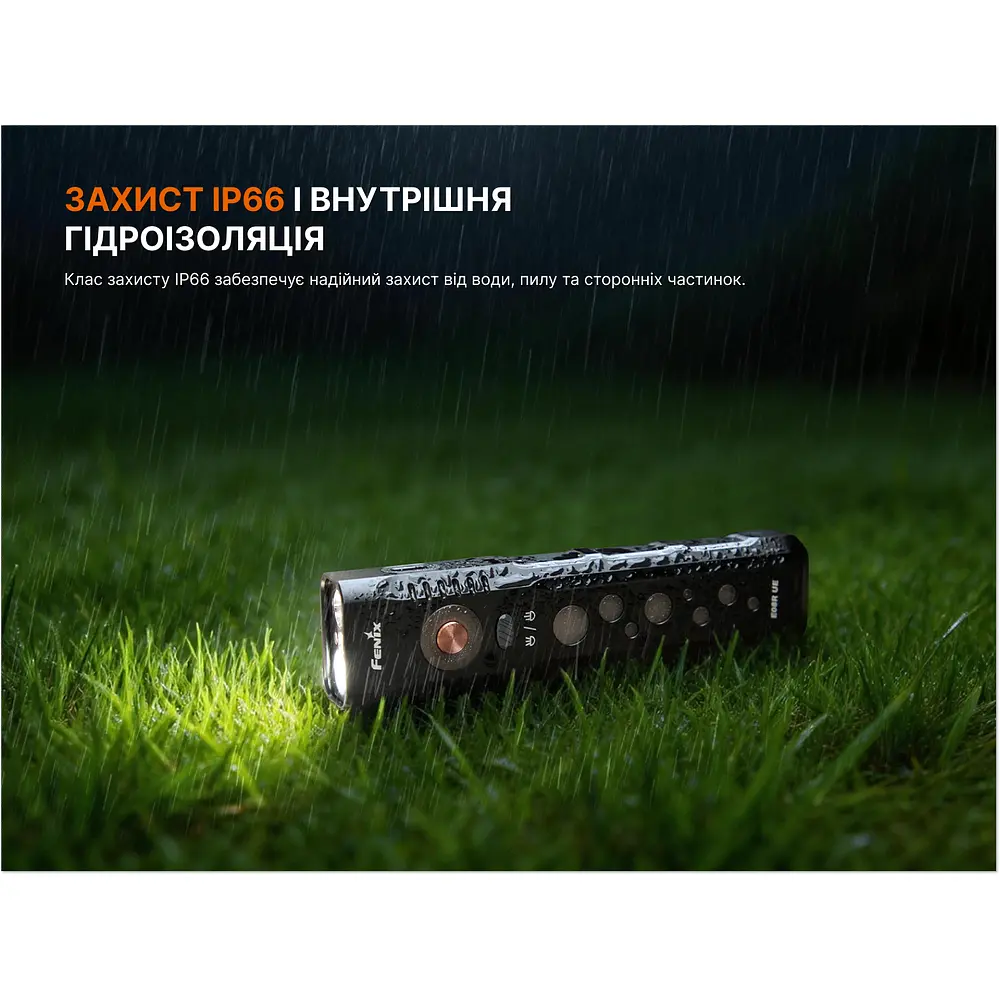 Ліхтар Fenix E08R UE, чорний - фото 21