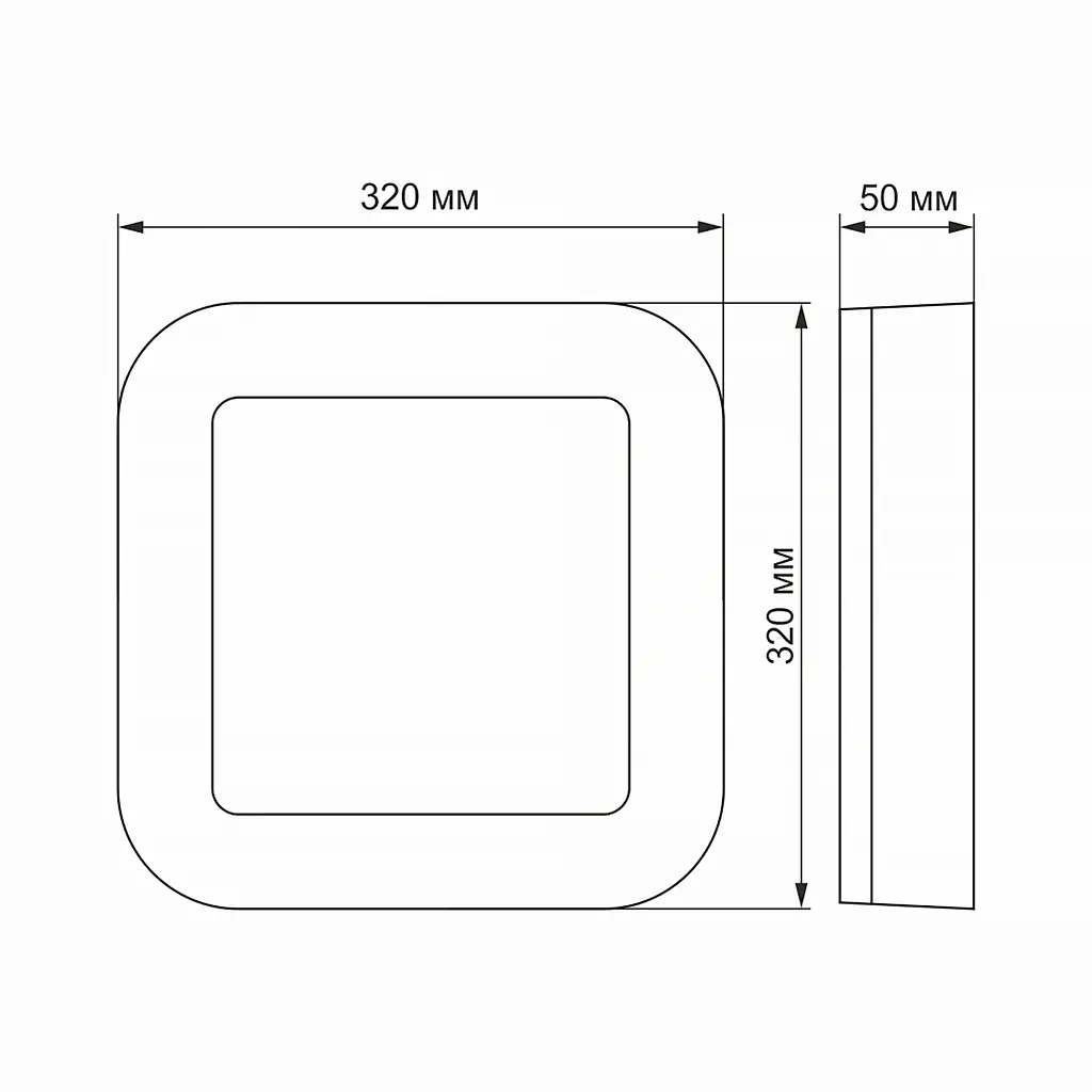 LED світильник Videx Art IP65 30 Вт 5000 K чорний (VL-BHFS-305B) - фото 10