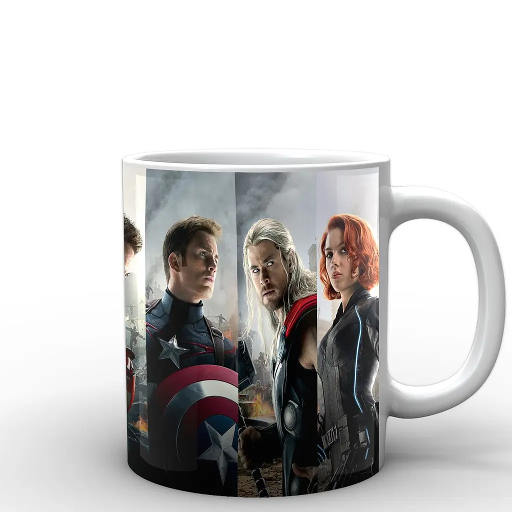 Кружка GeekLand Captain America Марвел CA.02.002.023 330 мл белая - фото 3
