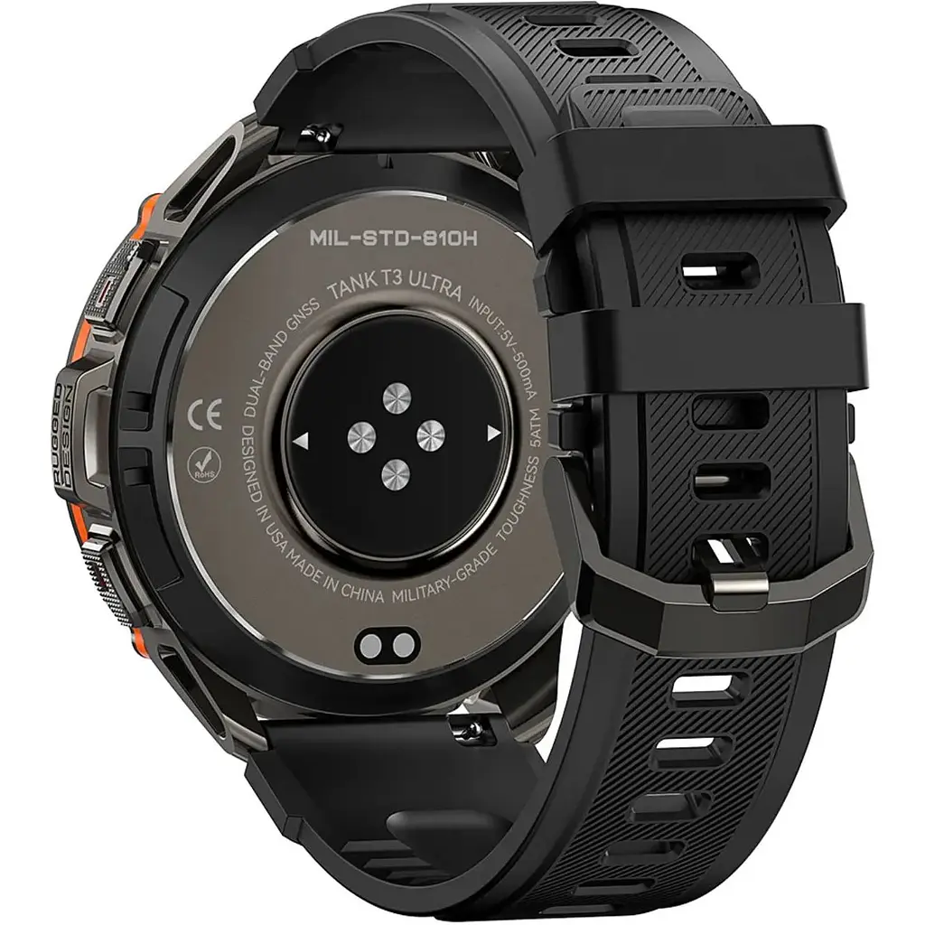 Смарт-годинник тактичний Kospet Tank T3 ULTRA Metal Black (KTT0003UMB) - фото 3
