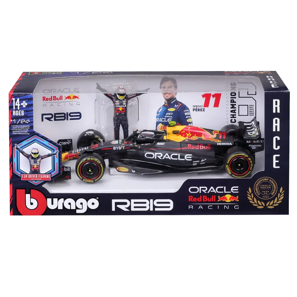Автомодель з фігуркою - Red Bull Racing RB19 (1:24), в асортименті - фото 4