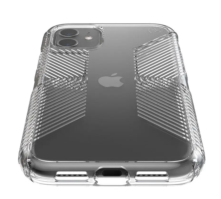 Чохол протиударний з антимікробним покриттям Speck Clear Grip для iPhone 11 (6.1") Clear - фото 6