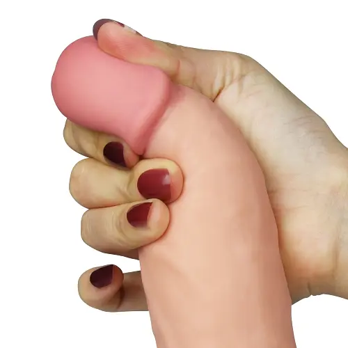 Вібратор Lovetoy The Ultra Soft Dude Vibrating 8.5 Реалістичний на присосці, 20х5 см - фото 3