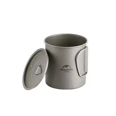Кружка титанова з ручкою 450 мл Naturehike NH20CJ005 - фото 2