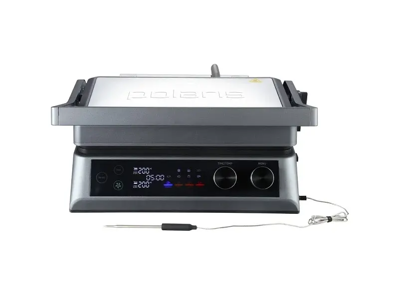 Електрогриль притискний Polaris PGP 7003 SMOKELESS Graphite - фото 4